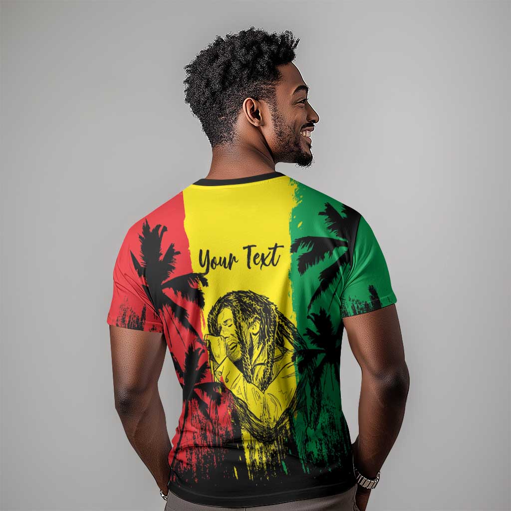 Reggae Soul B.Marley Personalized T shirt Tropical Grunge LT7
