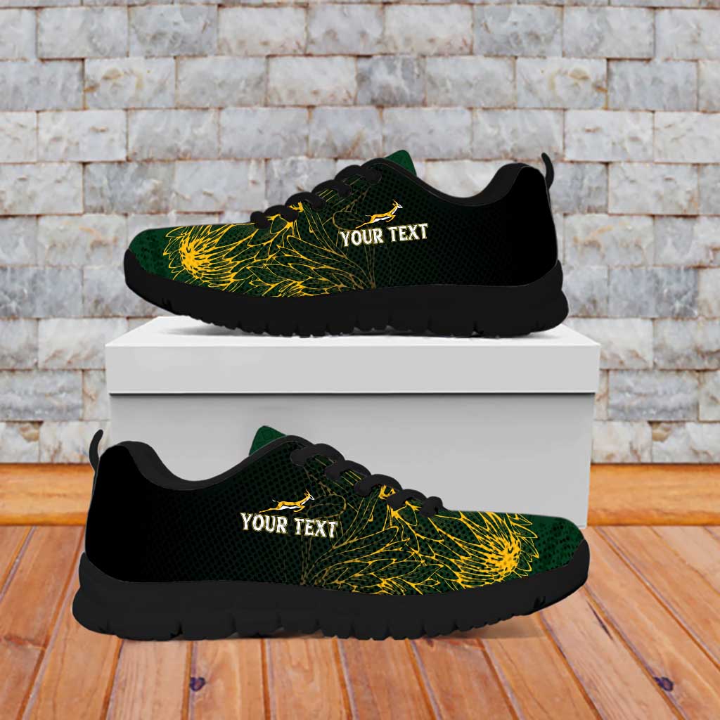 Personalised South Africa Rugby Sneakers Proud Bokke We Are Champions LT7