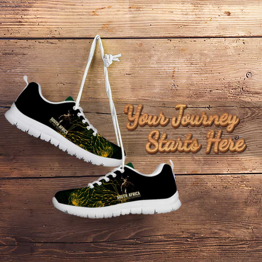 Personalised South Africa Rugby Sneakers Proud Bokke We Are Champions LT7