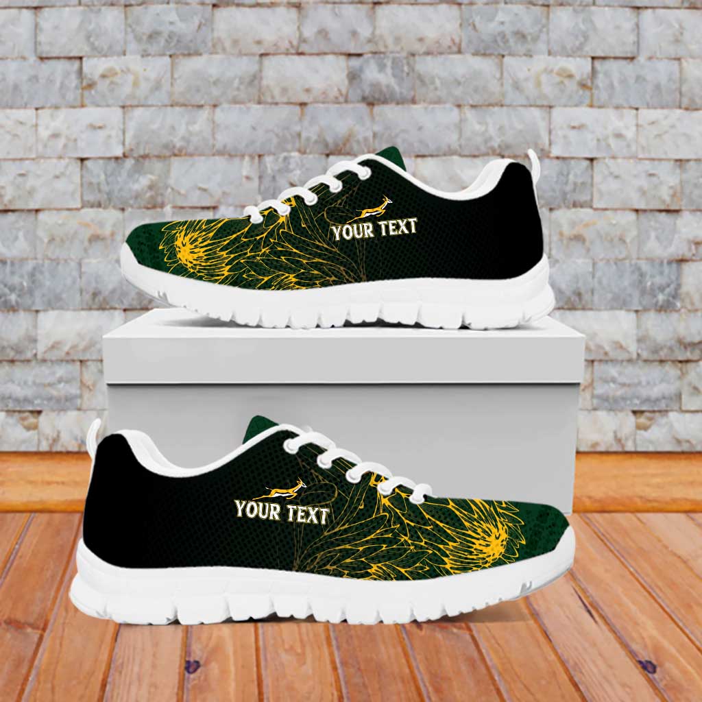 Personalised South Africa Rugby Sneakers Proud Bokke We Are Champions LT7