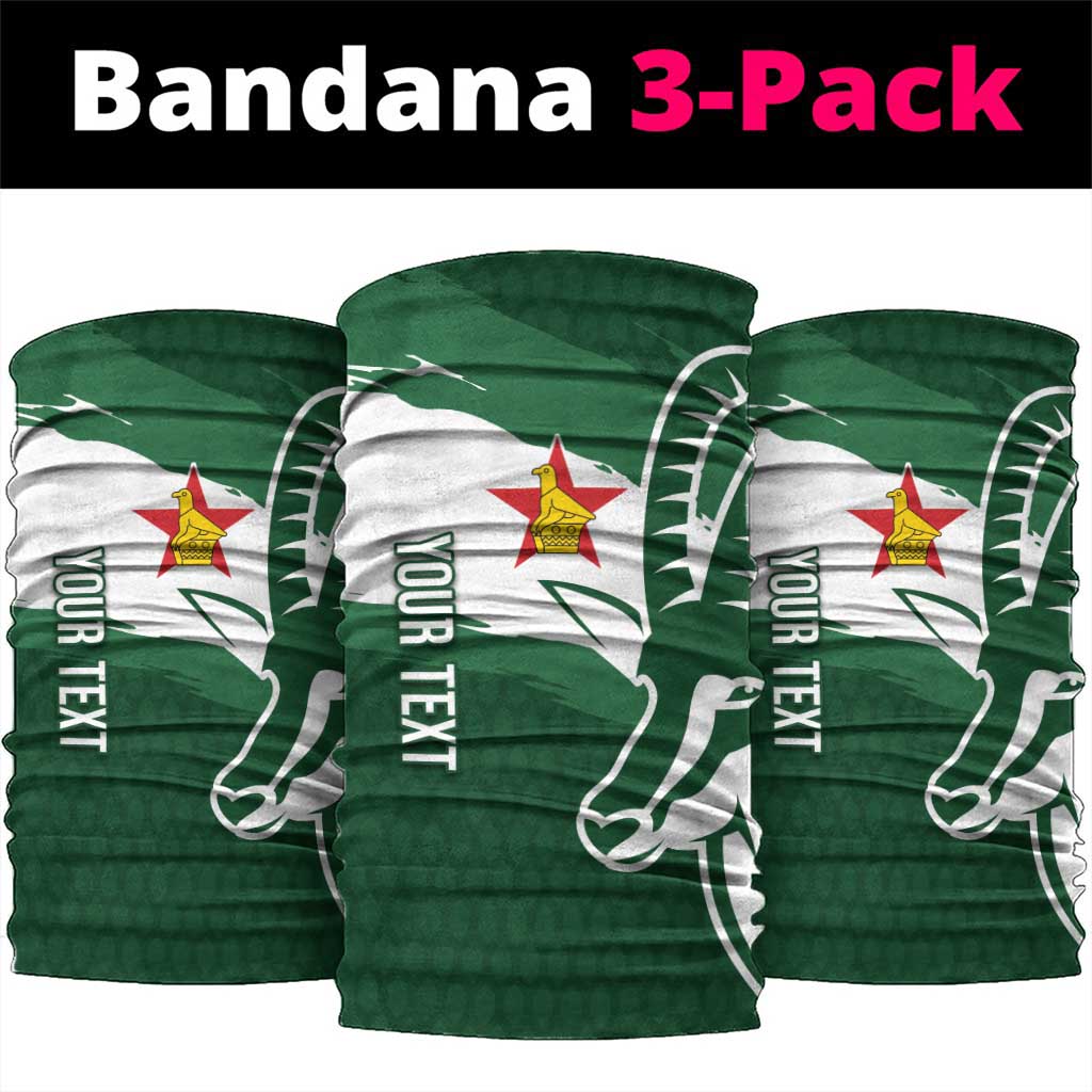 Zimbabwe Rugby Personalized Grunge Neck Gaiter GO Sables LT7