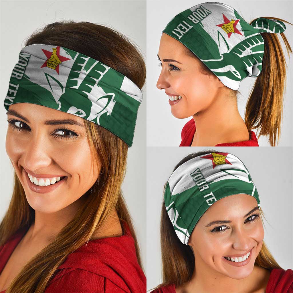 Zimbabwe Rugby Personalized Grunge Neck Gaiter GO Sables LT7