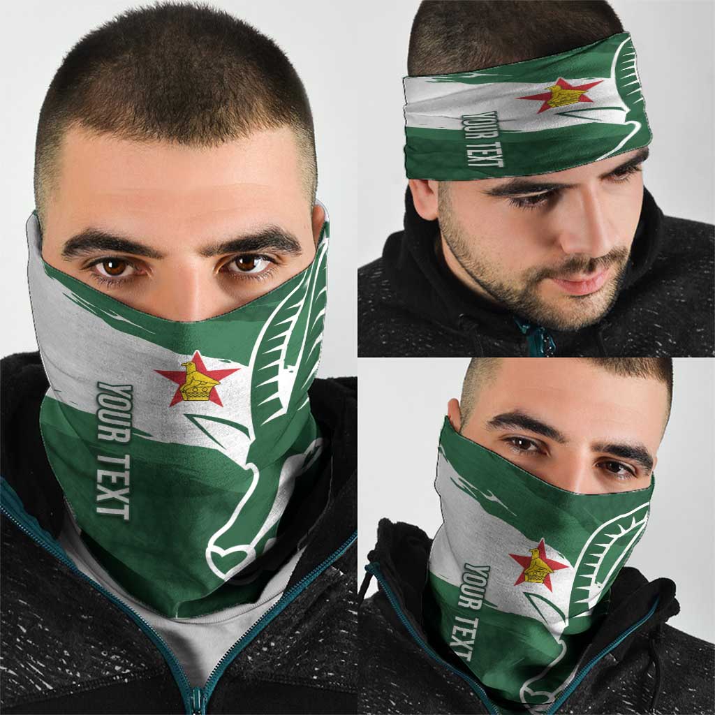 Zimbabwe Rugby Personalized Grunge Neck Gaiter GO Sables LT7