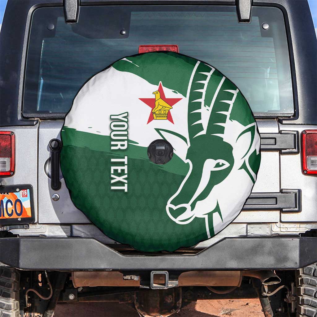 Zimbabwe Rugby Personalized Grunge Spare Tire Cover GO Sables LT7