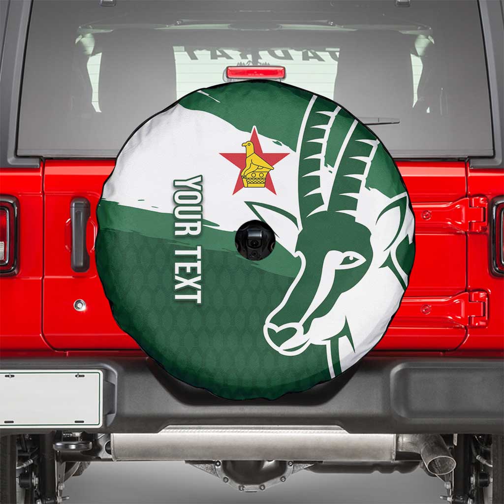 Zimbabwe Rugby Personalized Grunge Spare Tire Cover GO Sables LT7