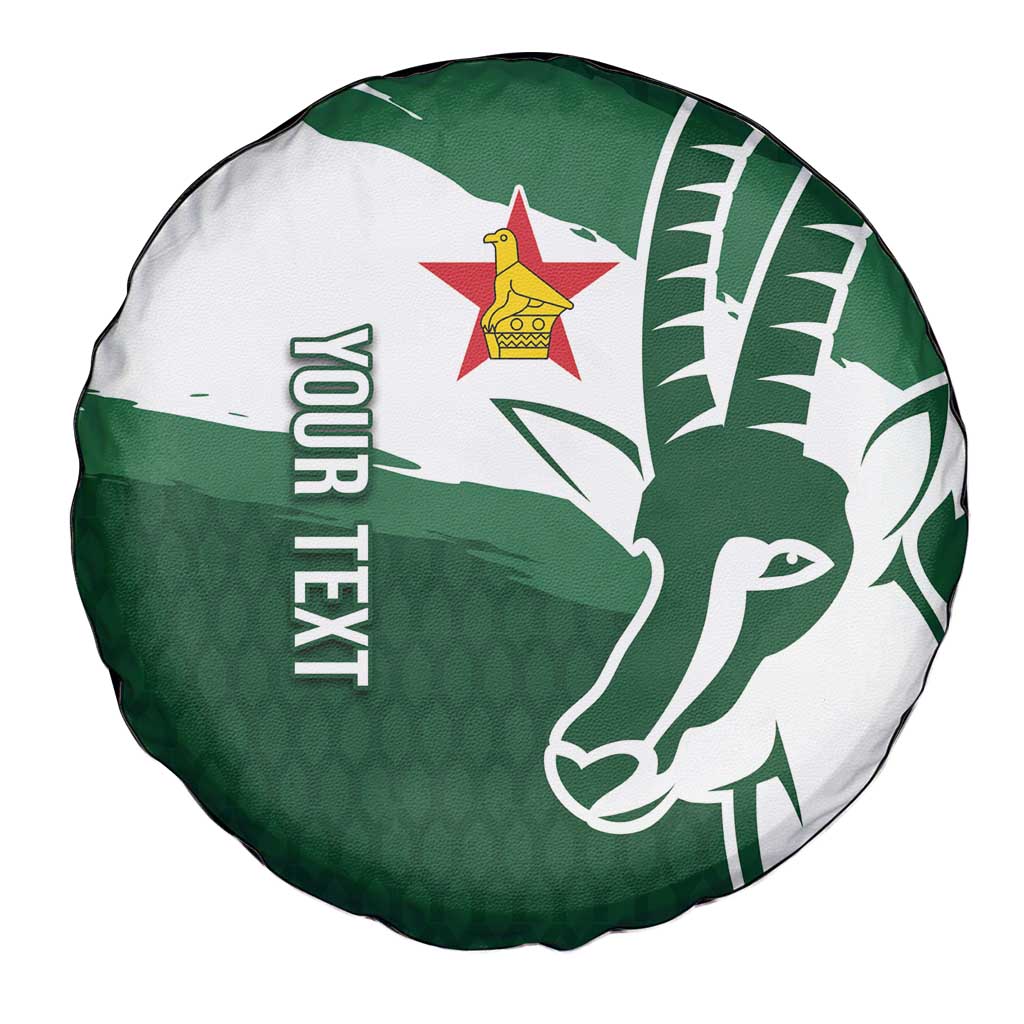 Zimbabwe Rugby Personalized Grunge Spare Tire Cover GO Sables LT7