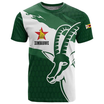Zimbabwe Rugby Personalized Grunge T shirt Go Sables LT7