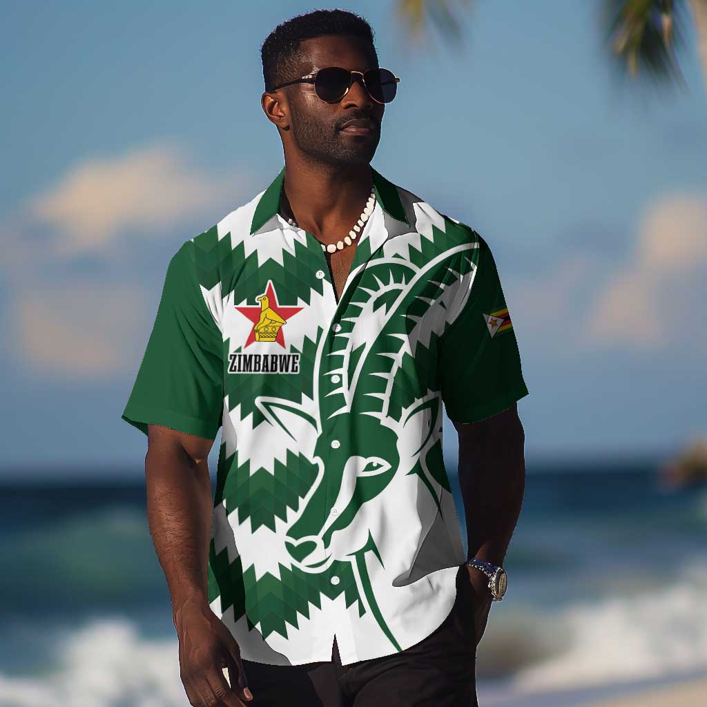 Zimbabwe Rugby The Sables Personalized Hawaiian Shirt Retro Jersey Inspired LT7