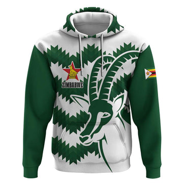 Zimbabwe Rugby The Sables Personalized Hoodie Retro Jersey Inspired LT7