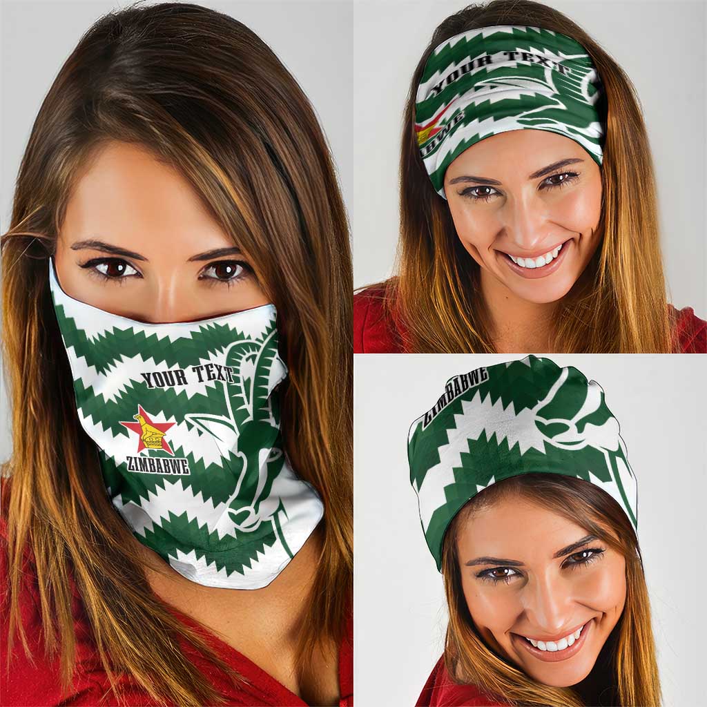 Zimbabwe Rugby The Sables Personalized Neck Gaiter Retro Jersey Inspired LT7