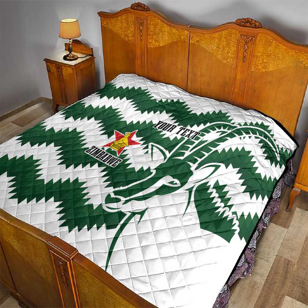 Zimbabwe Rugby The Sables Personalized Quilt Retro Jersey Inspired LT7