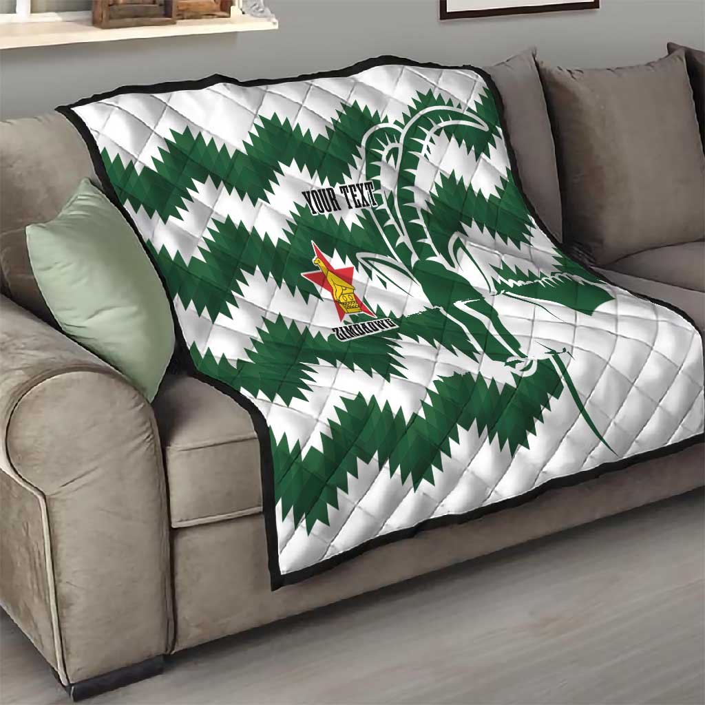 Zimbabwe Rugby The Sables Personalized Quilt Retro Jersey Inspired LT7