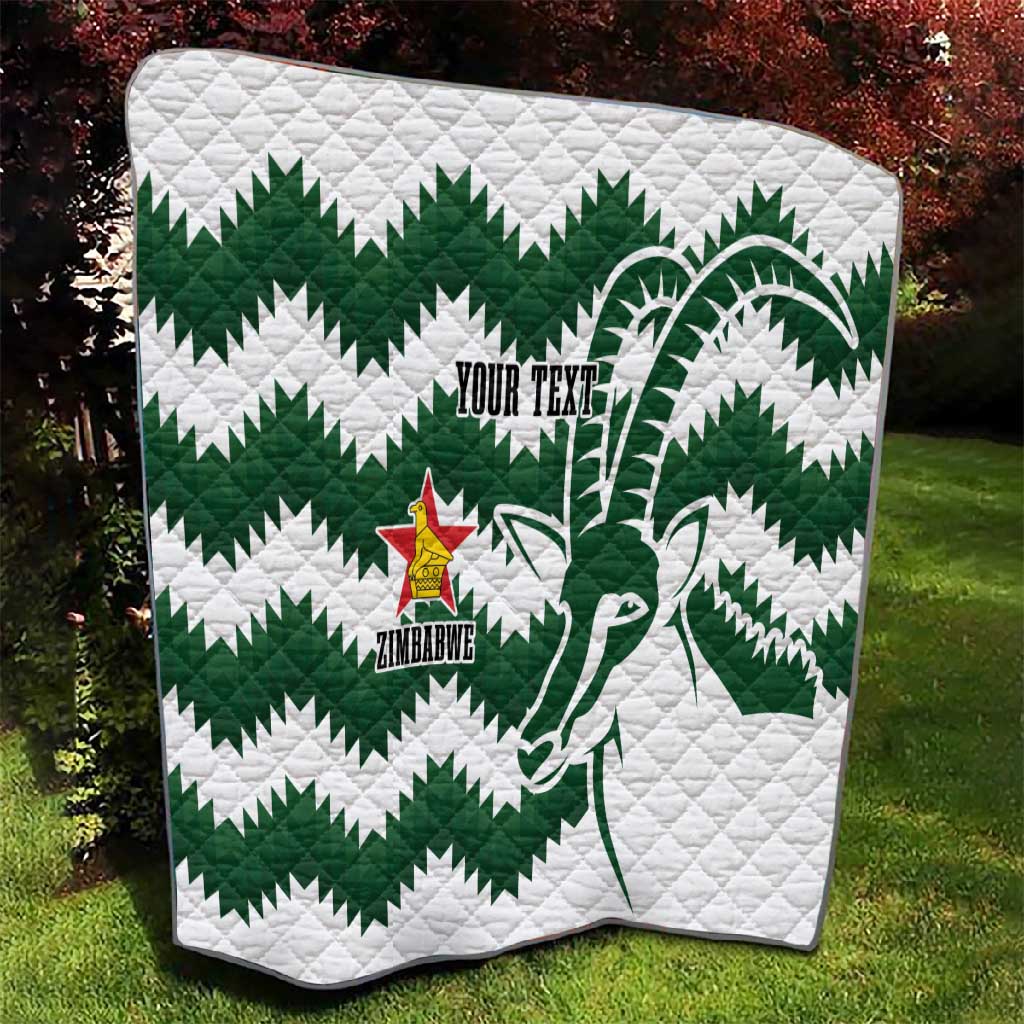 Zimbabwe Rugby The Sables Personalized Quilt Retro Jersey Inspired LT7