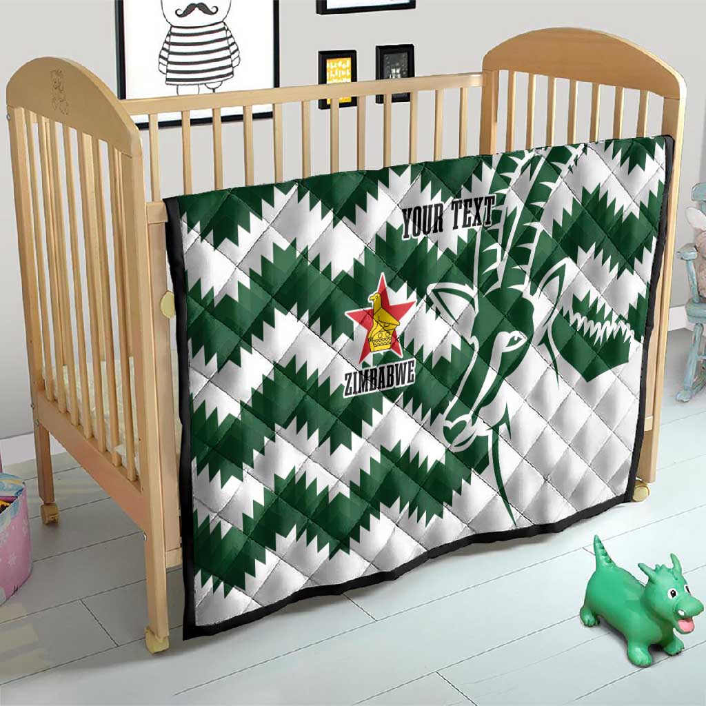 Zimbabwe Rugby The Sables Personalized Quilt Retro Jersey Inspired LT7
