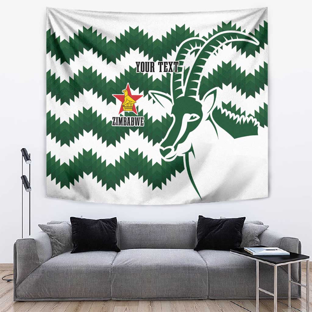 Zimbabwe Rugby The Sables Personalized Tapestry Retro Jersey Inspired LT7