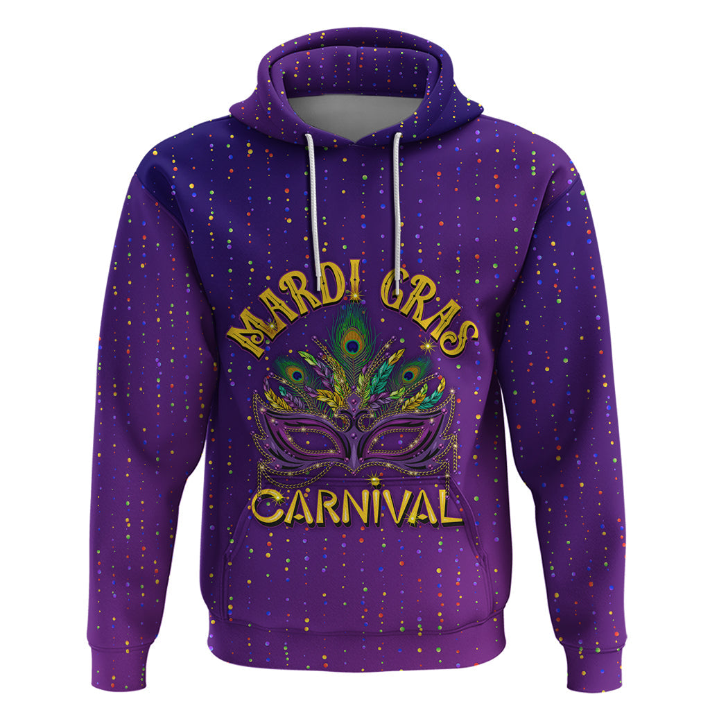 Mardi Gras Festive Confetti Hoodie LT7
