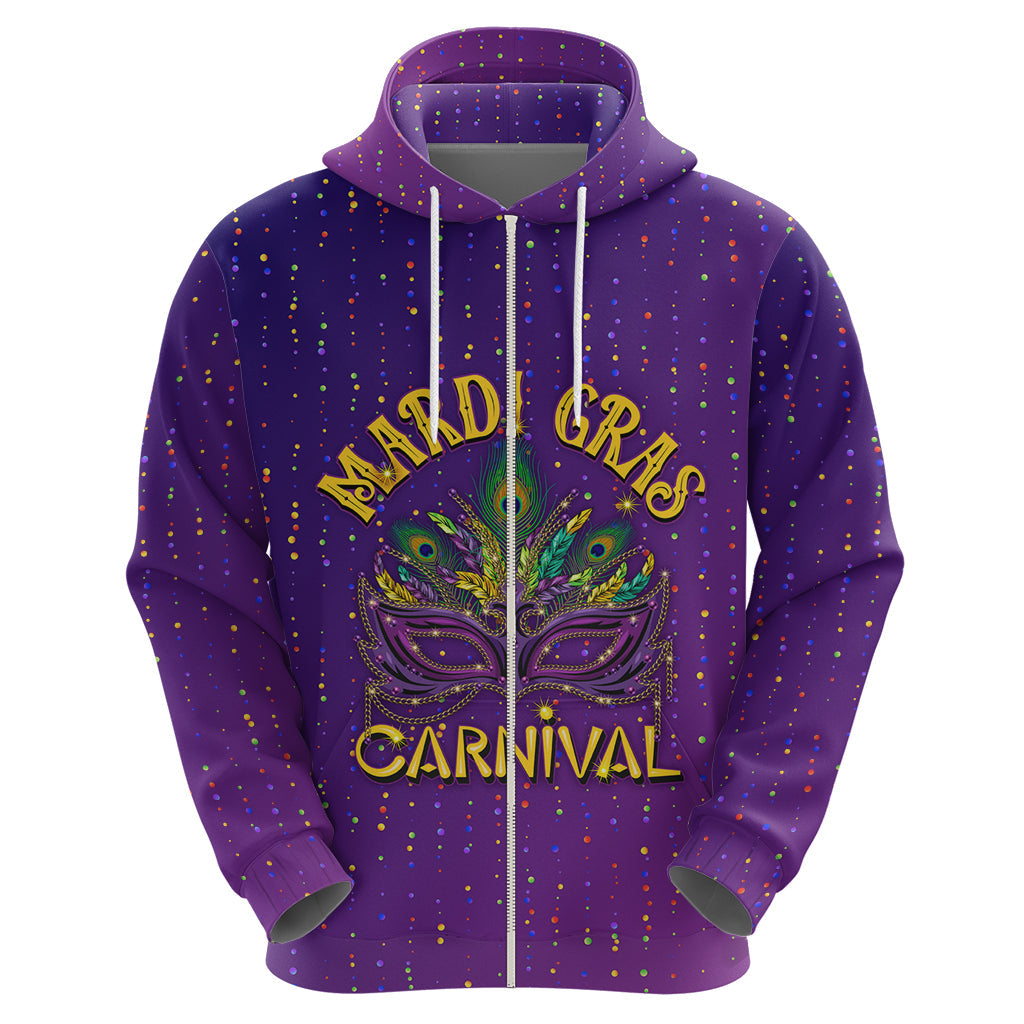 Mardi Gras Festive Confetti Hoodie LT7