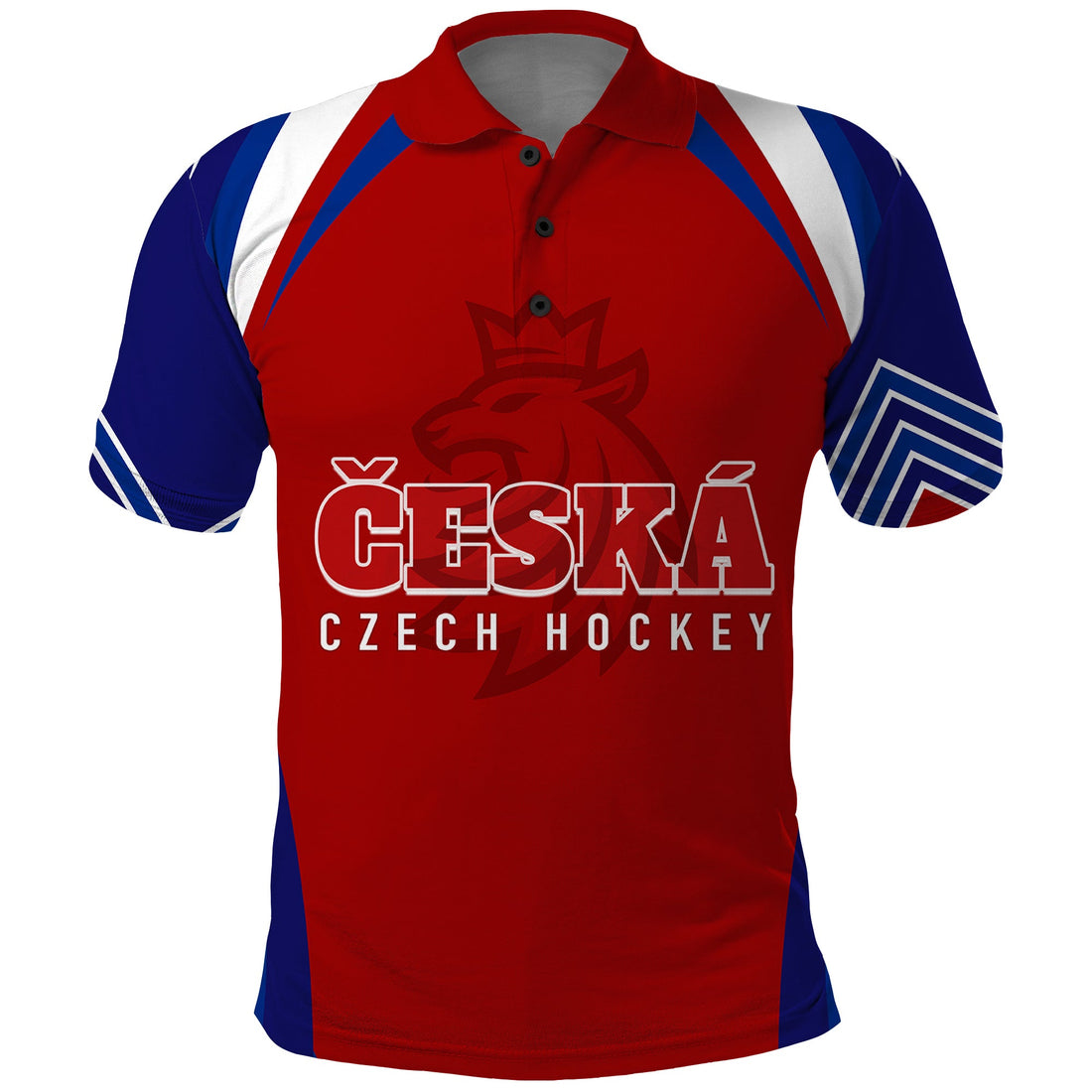 Czech Republic Ice Hockey Championship 2023 Lions Polo Shirt LT07