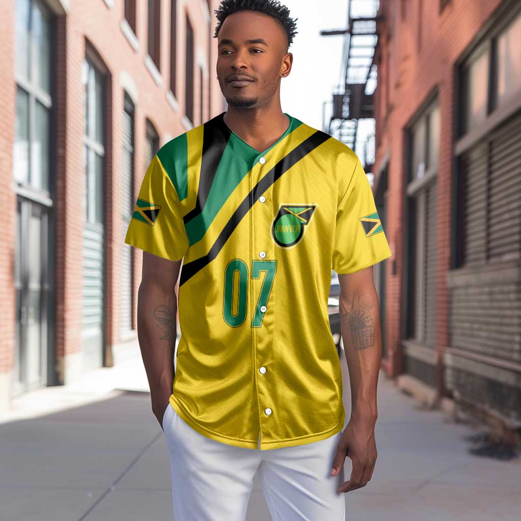 Personalised Jamaica Football Baseball Jersey Reggae Boyz Retro WC 1998 Inspired LT7
