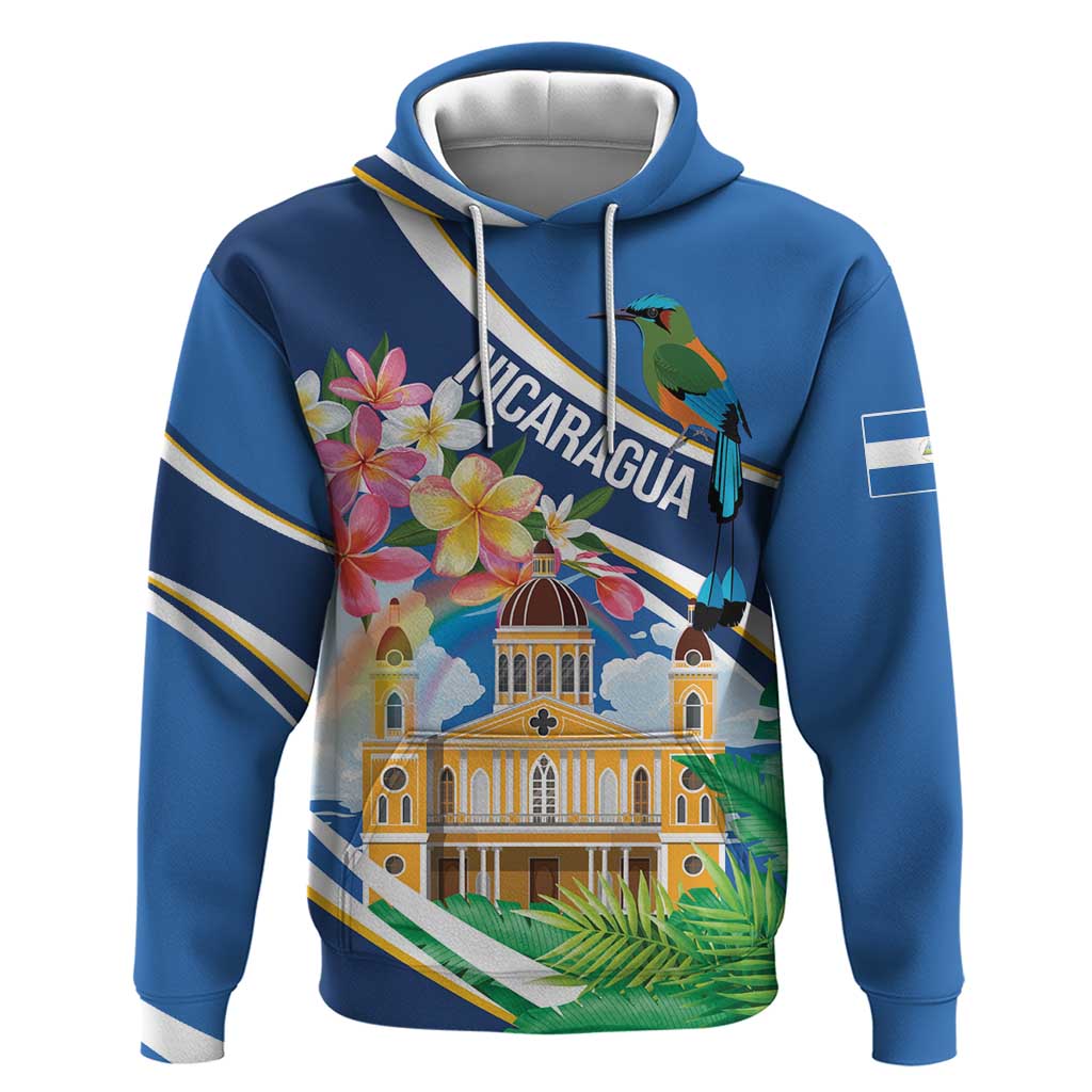 Nicaragua Granada Personalized Hoodie Viva Nica LT7
