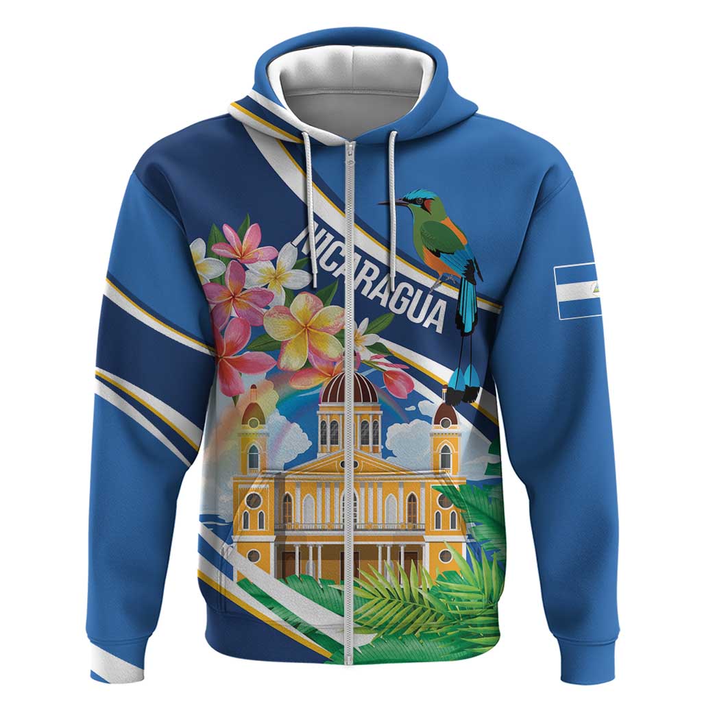 Nicaragua Granada Personalized Hoodie Viva Nica LT7