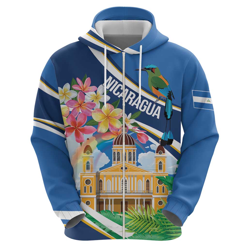 Nicaragua Granada Personalized Hoodie Viva Nica LT7