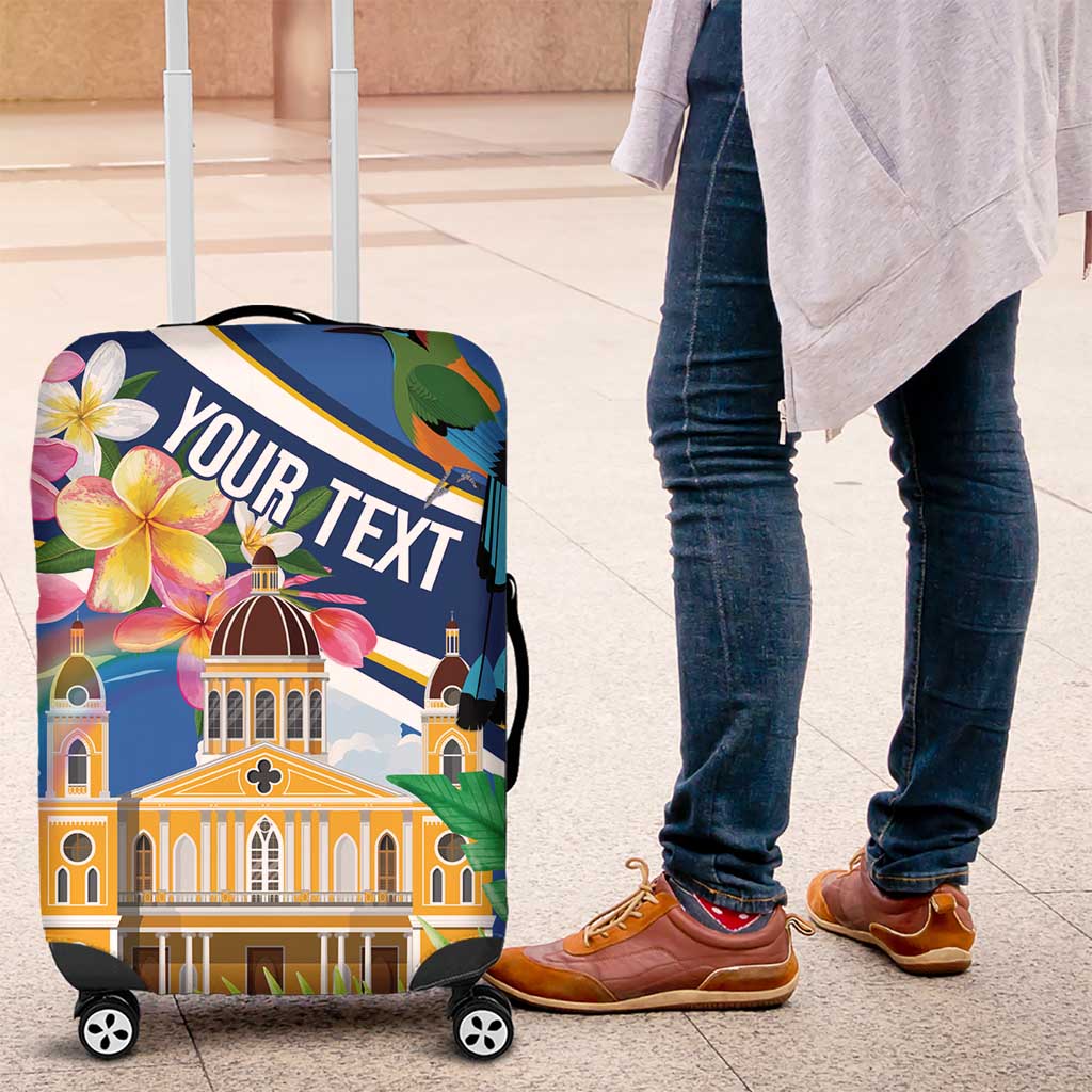 Nicaragua Granada Personalized Luggage Cover Viva Nica LT7
