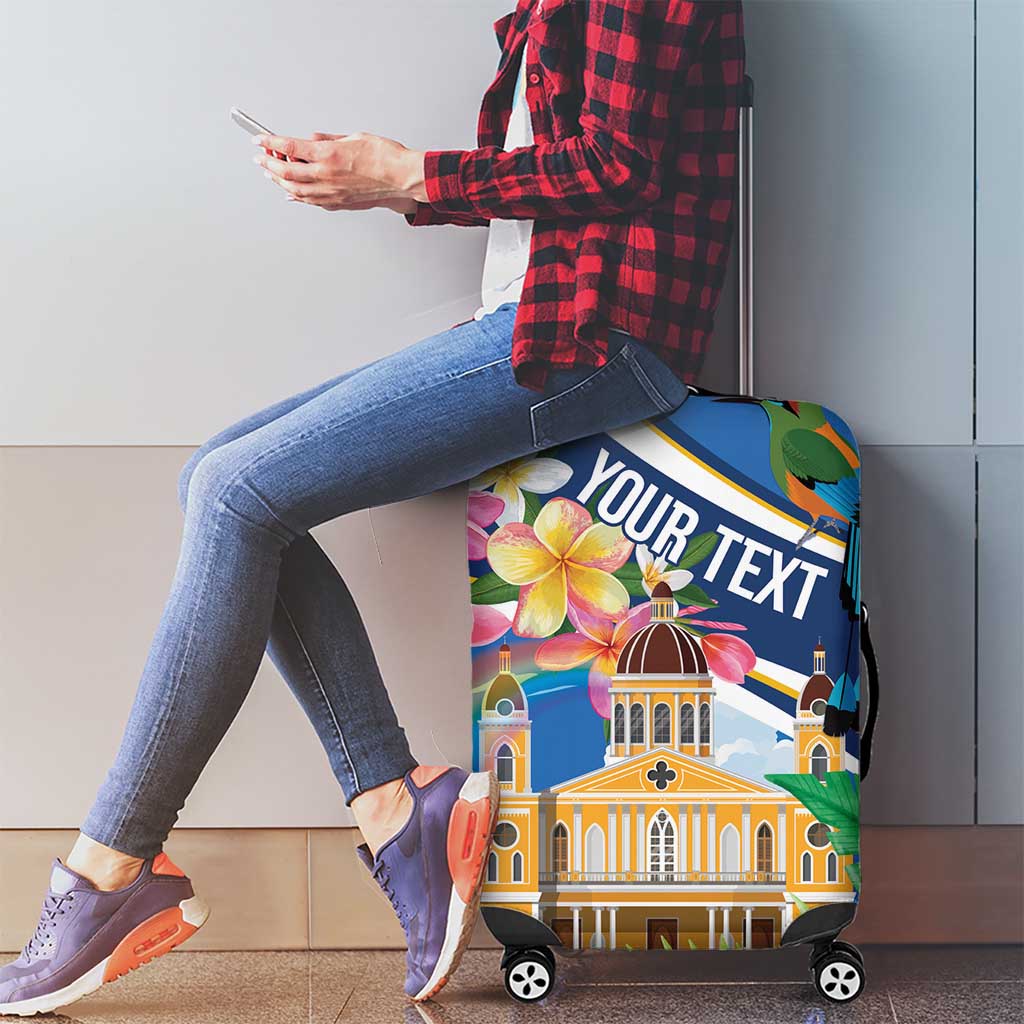 Nicaragua Granada Personalized Luggage Cover Viva Nica LT7