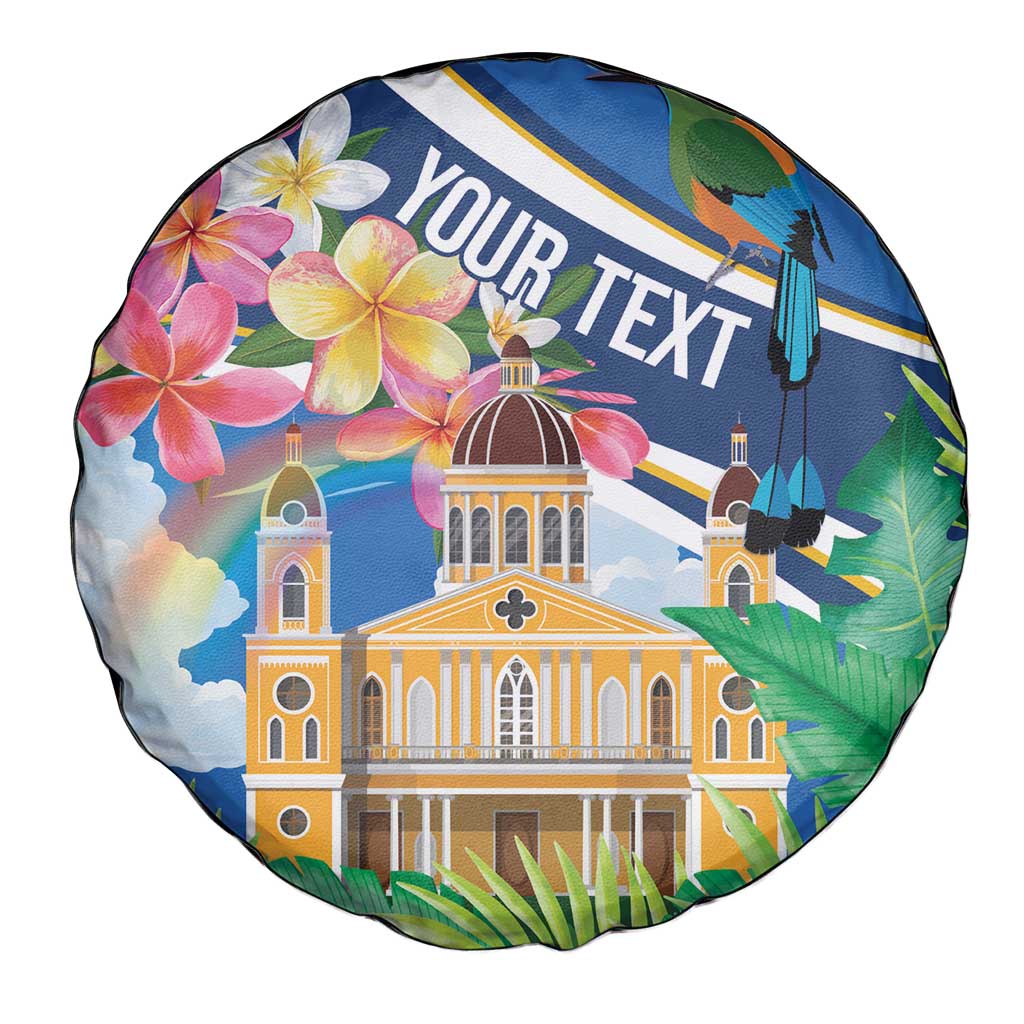 Nicaragua Granada Personalized Spare Tire Cover Viva Nica LT7
