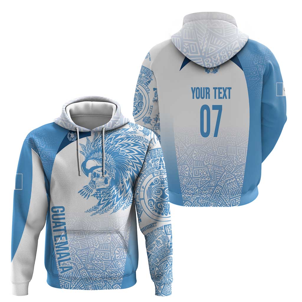Guatemala Personalized Hoodie Mayan Warrior LT7