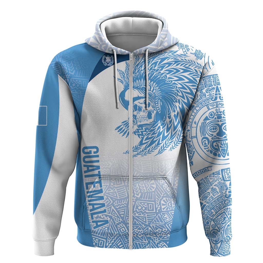 Guatemala Personalized Hoodie Mayan Warrior LT7