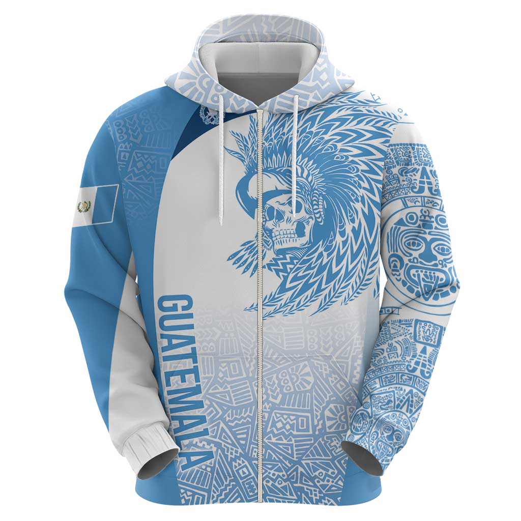 Guatemala Personalized Hoodie Mayan Warrior LT7