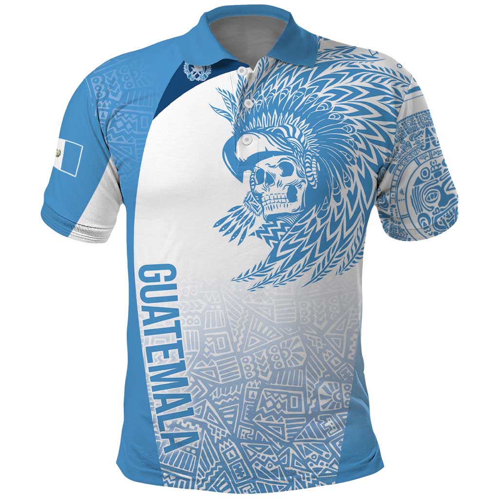 Guatemala Personalized Polo Shirt Mayan Warrior LT7