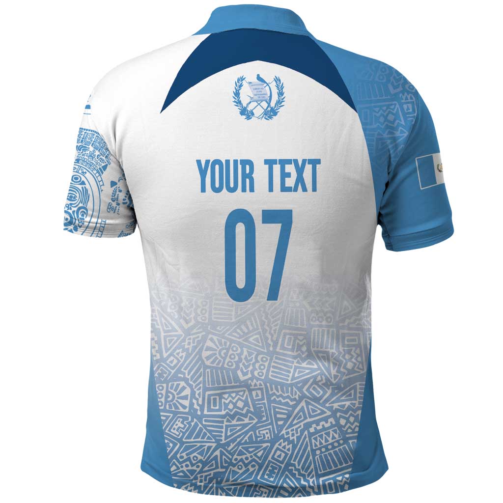 Guatemala Personalized Polo Shirt Mayan Warrior LT7