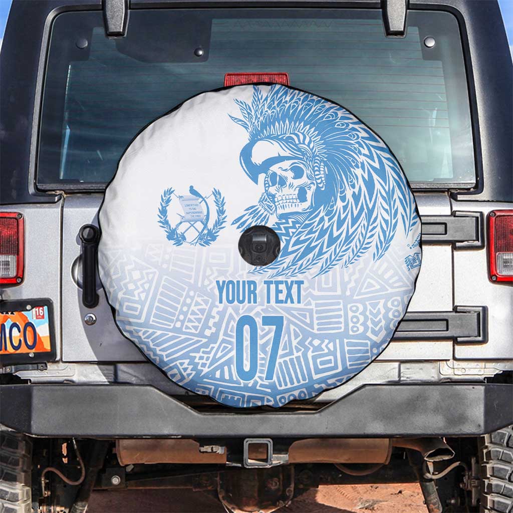 Guatemala Personalized Spare Tire Cover Mayan Warrior LT7