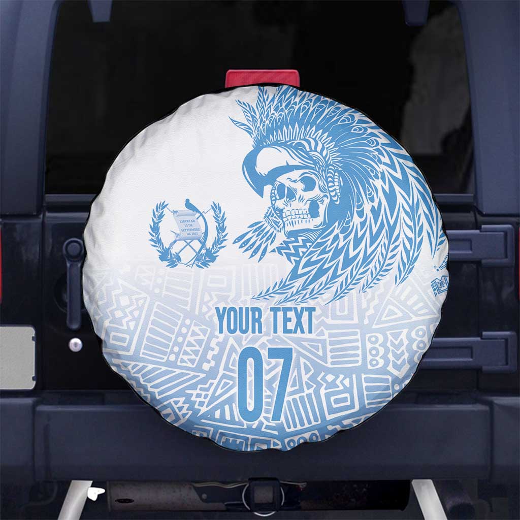 Guatemala Personalized Spare Tire Cover Mayan Warrior LT7