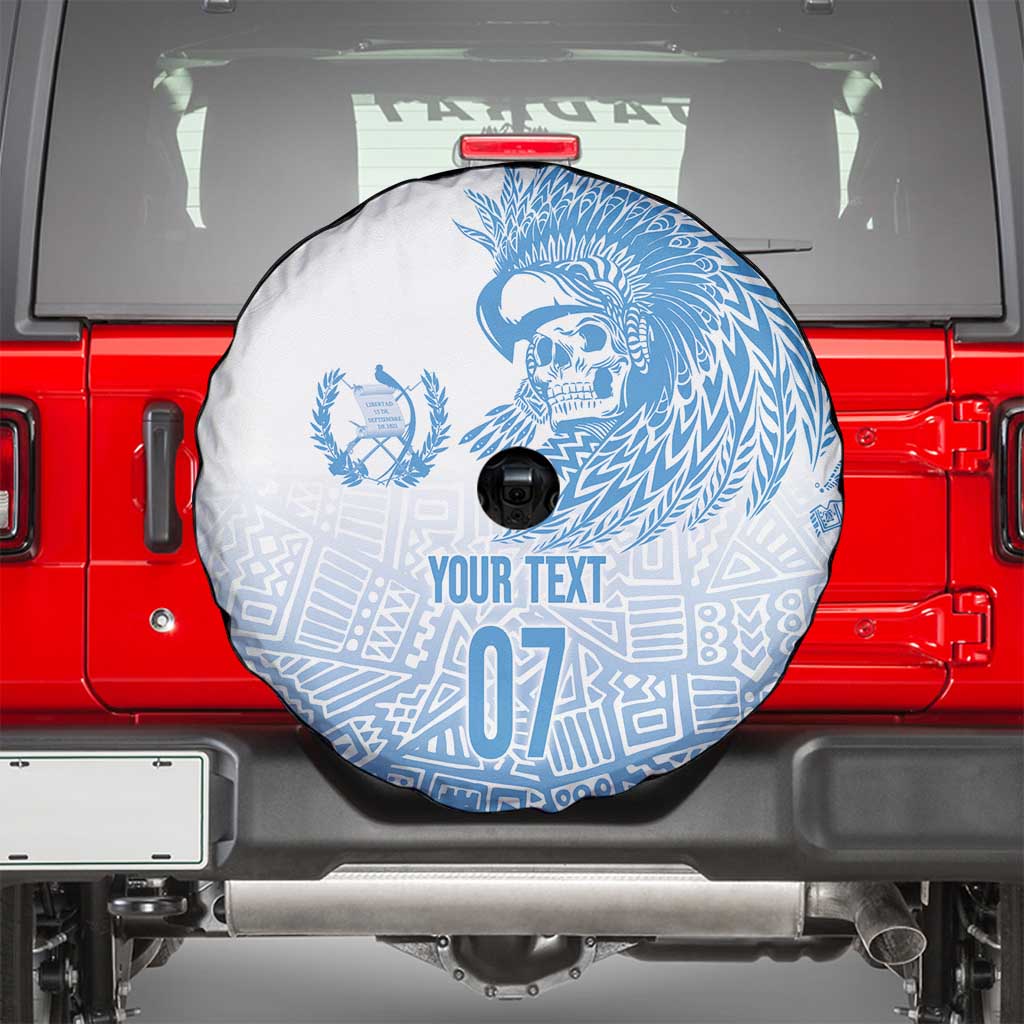 Guatemala Personalized Spare Tire Cover Mayan Warrior LT7