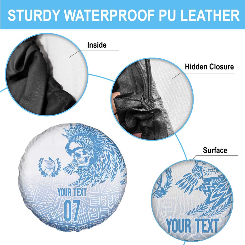 Guatemala Personalized Spare Tire Cover Mayan Warrior LT7