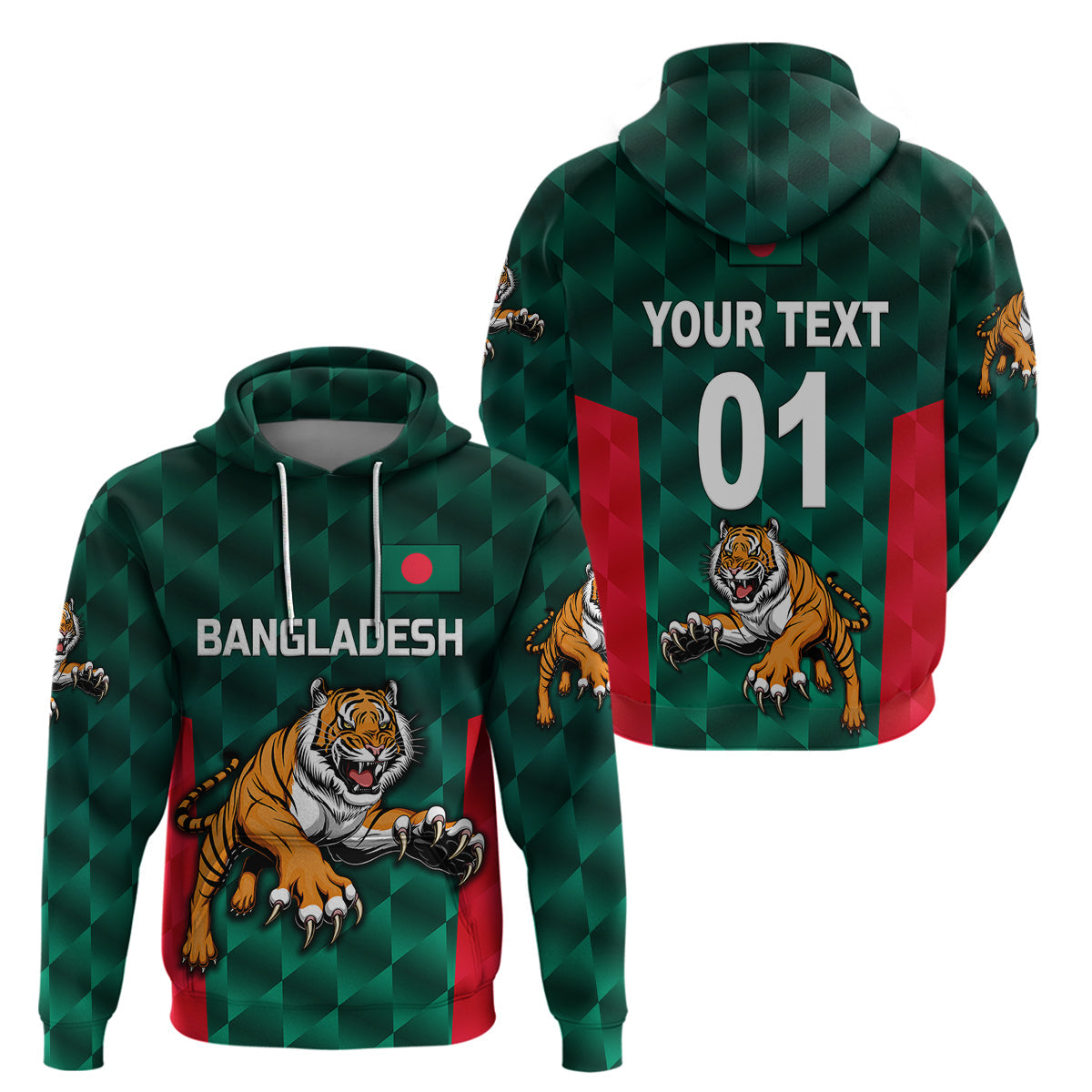 Custom Bangladesh CrickeHoodie Special Style The Tigers LT8