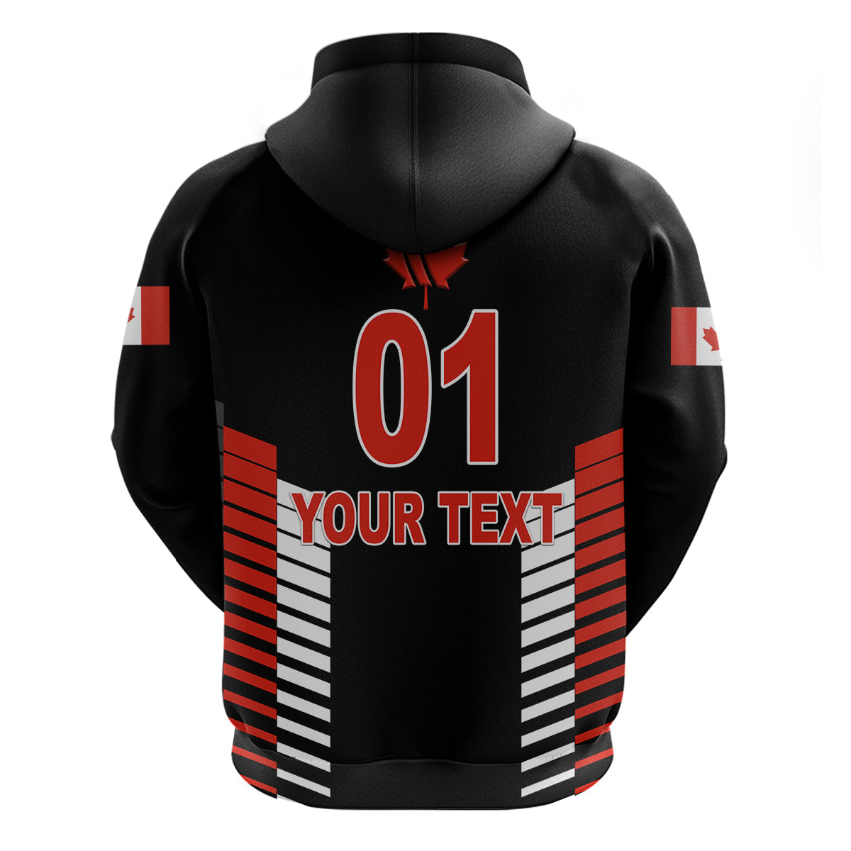 Custom Canada CrickeHoodie Maple Leaf Unique Style Black LT8