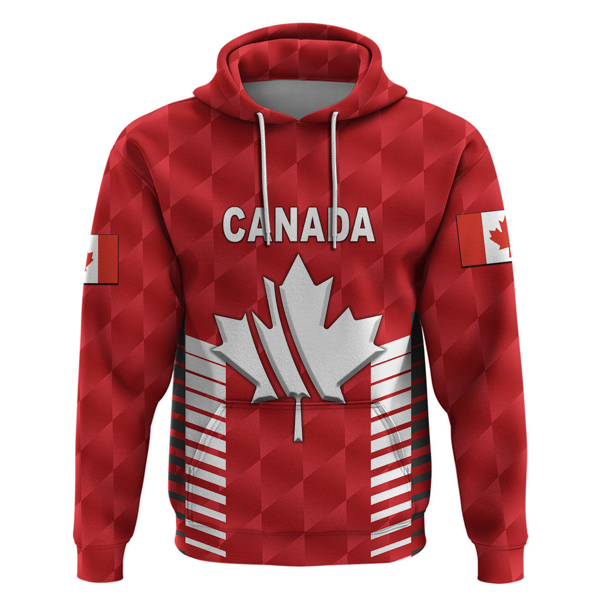 Custom Canada CrickeHoodie Maple Leaf Unique Style Red LT8