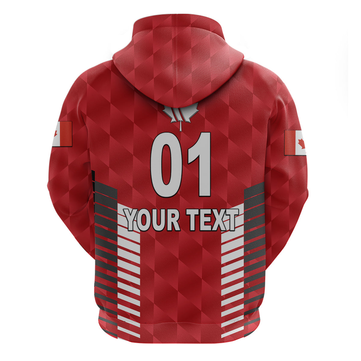 Custom Canada CrickeHoodie Maple Leaf Unique Style Red LT8