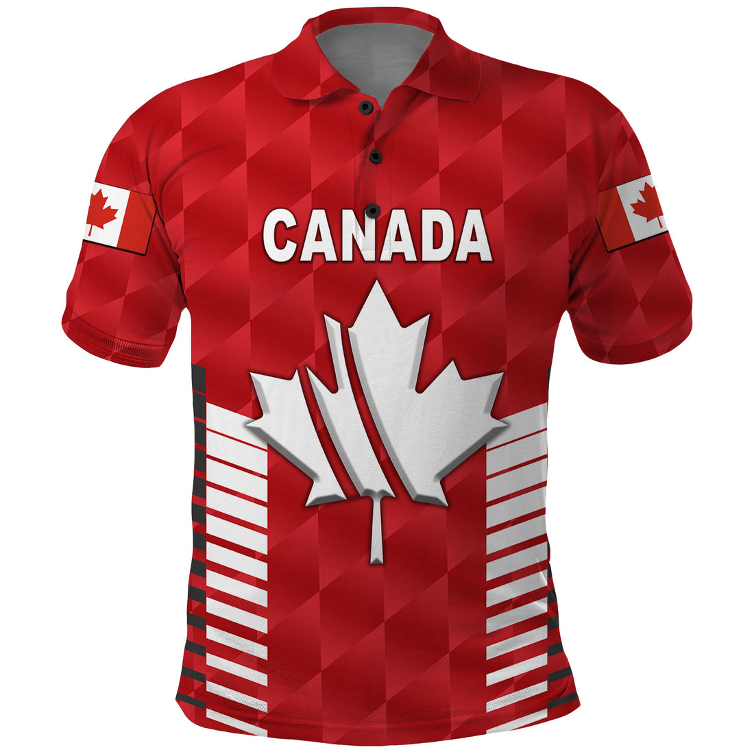 Custom Canada Cricket Polo Shirt Maple Leaf Unique Style Red LT8