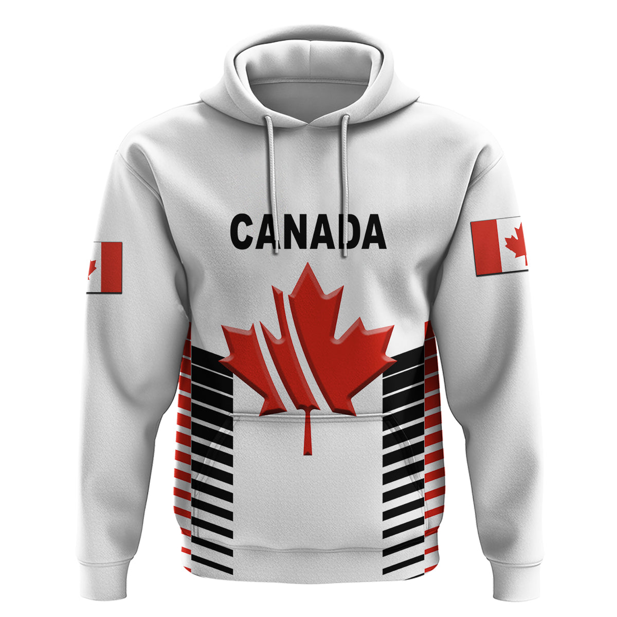 Custom Canada CrickeHoodie Maple Leaf Unique Style White LT8