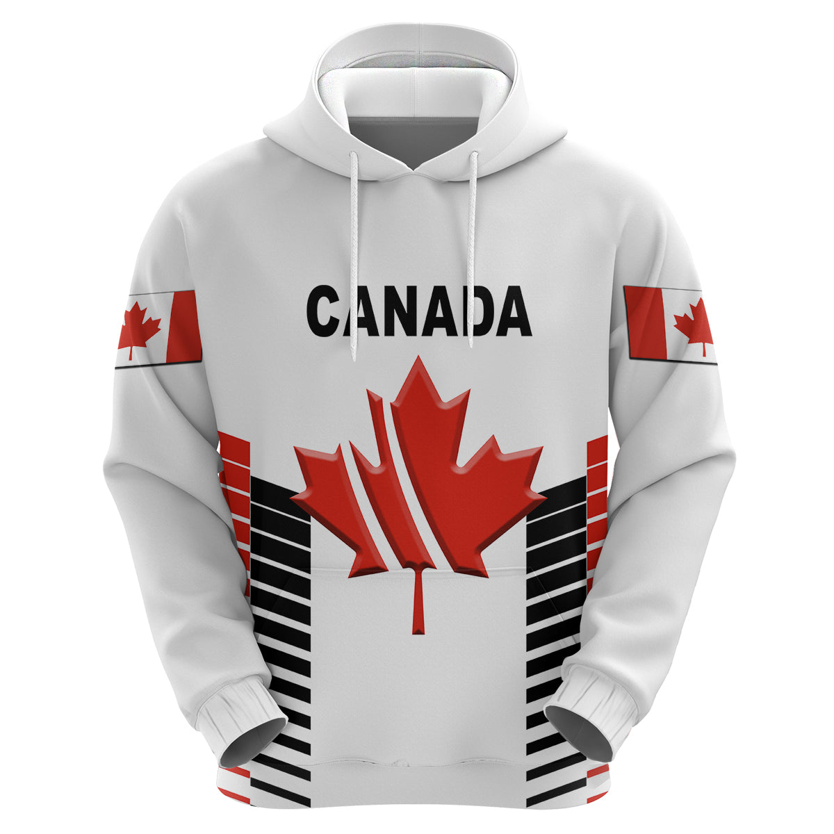 Custom Canada CrickeHoodie Maple Leaf Unique Style White LT8