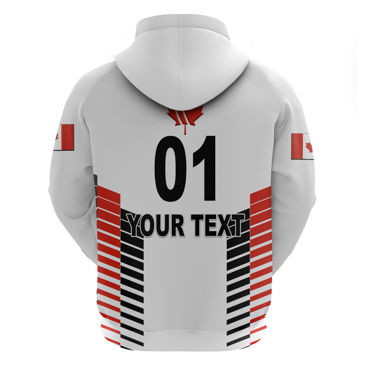 Custom Canada CrickeHoodie Maple Leaf Unique Style White LT8