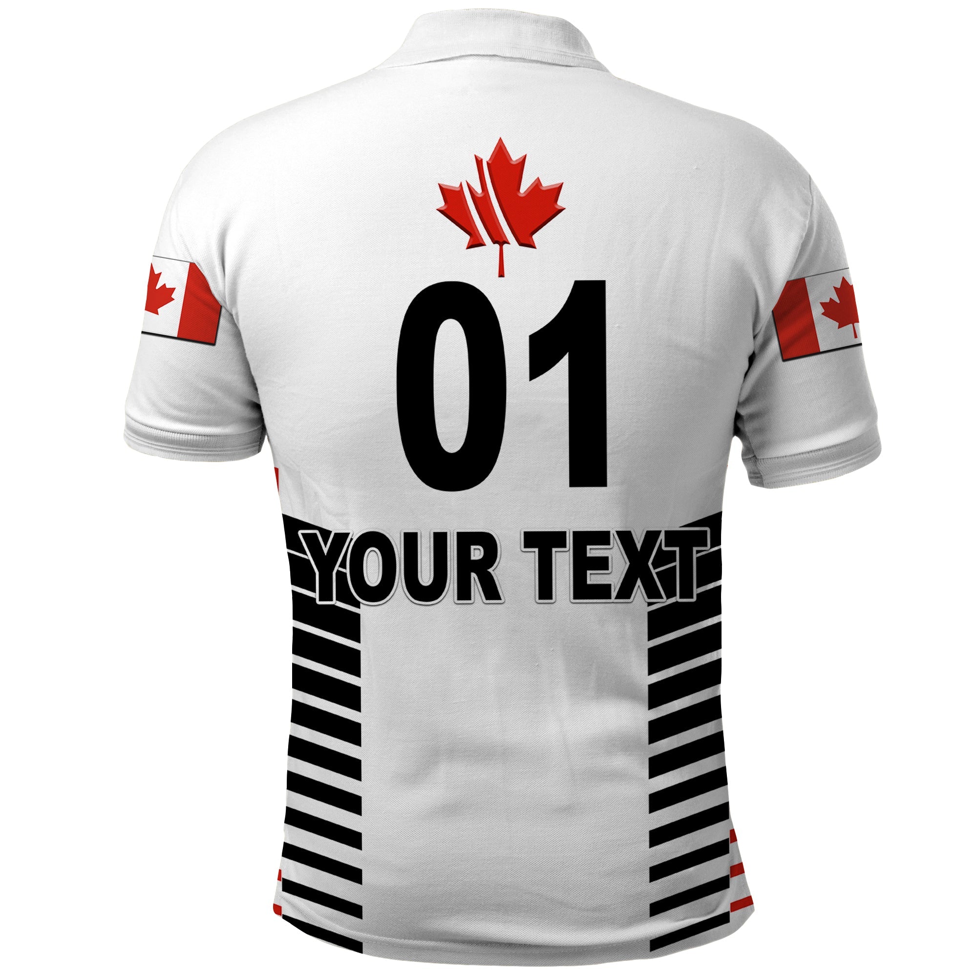 Custom Canada Cricket Polo Shirt Maple Leaf Unique Style White LT8