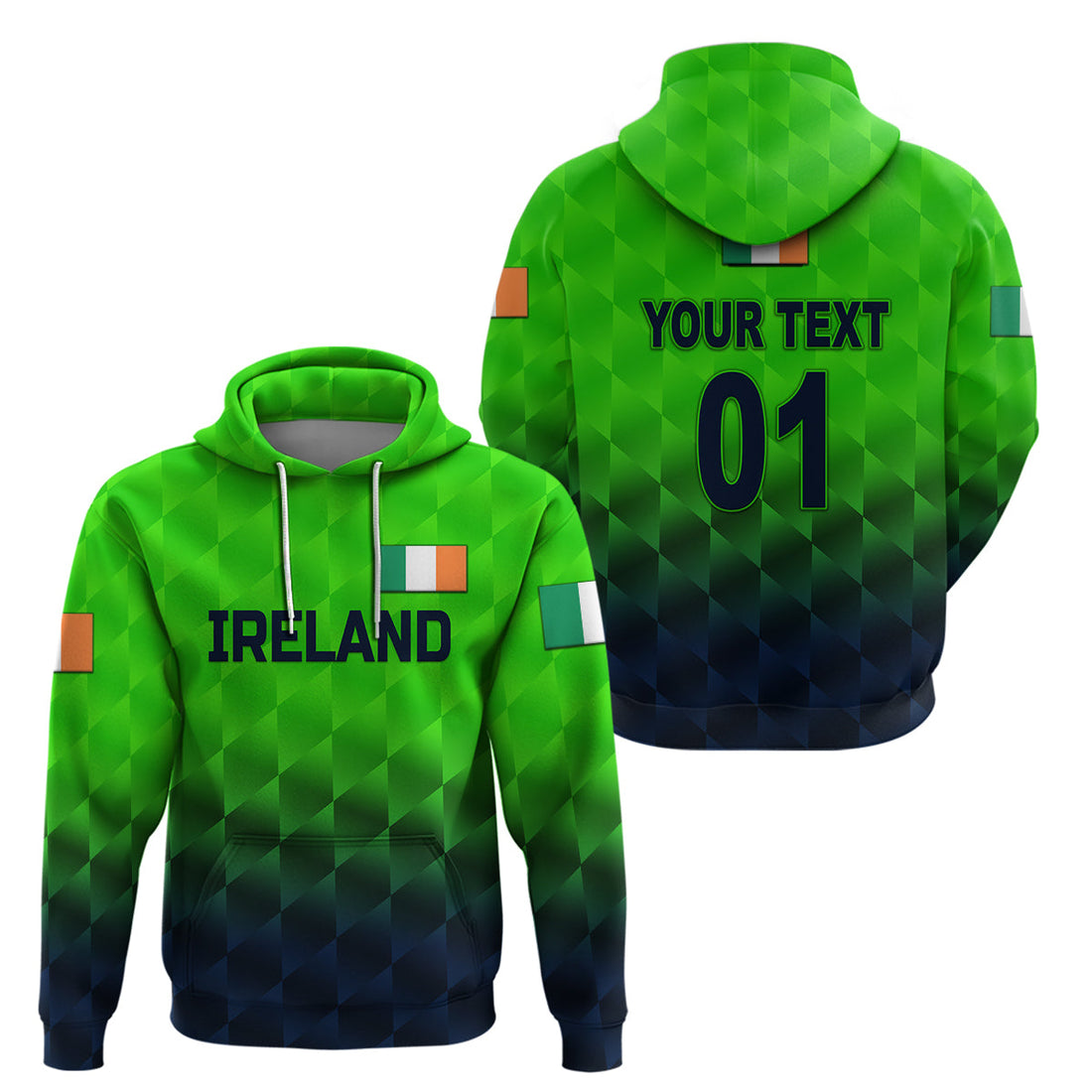 Custom Ireland CrickeHoodie Unique Style LT8