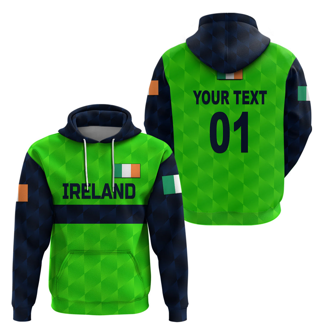 Custom Ireland CrickeHoodie Special Style LT8