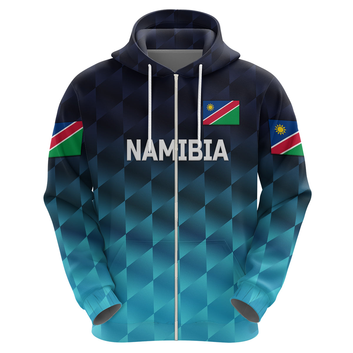 Custom Namibia CrickeHoodie Unique Style Blue LT8